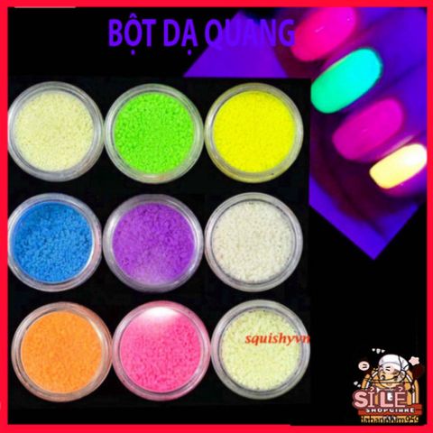 Bột Huỳnh Quang Phát Sáng 10g - Màu Sắc Đa Dạng, Thân Thiện Với Môi Trường, Phù Hợp Cho Nghệ Thuật Body Painting & Trang Trí