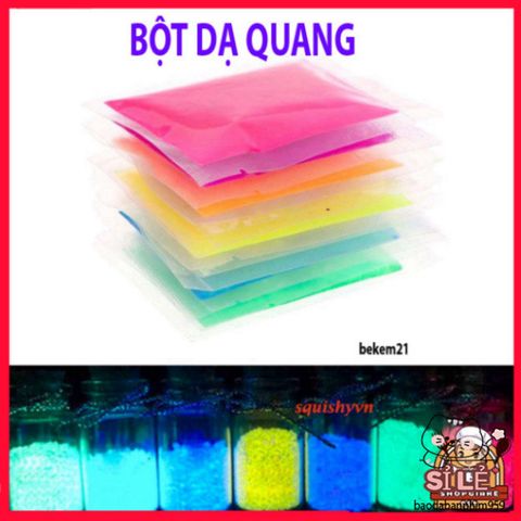 Bột Huỳnh Quang Phát Sáng 10g - Màu Sắc Đa Dạng, Thân Thiện Với Môi Trường, Phù Hợp Cho Nghệ Thuật Body Painting & Trang Trí