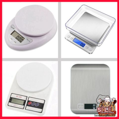 Cân Điện Tử Để Bàn 3KG/5KG - Thiết Bị Cân Chính Xác Với Chức Năng Trừ Bì và Tự Động Trả 0 - Hoàn Hảo Cho Nấu Ăn và Đo Lường Các Nguyên Liệu