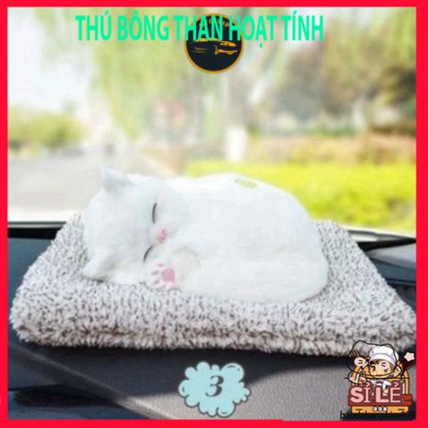 Cún Mèo Than Hoạt Tính 21x28cm - Khử Mùi Ô Tô, Trang Trí Taplo Dễ Thương, Giải Pháp Thoáng Khí Hiệu Quả, An Toàn cho Gia Đình