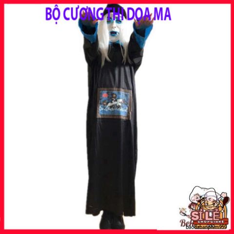 Bộ Trang Phục Xác Sống Halloween - Đồ Hóa Trang Độc Đáo Cho Nam, Thoải Mái Với Chất Liệu Cotton, Phù Hợp Mọi Kích Cỡ