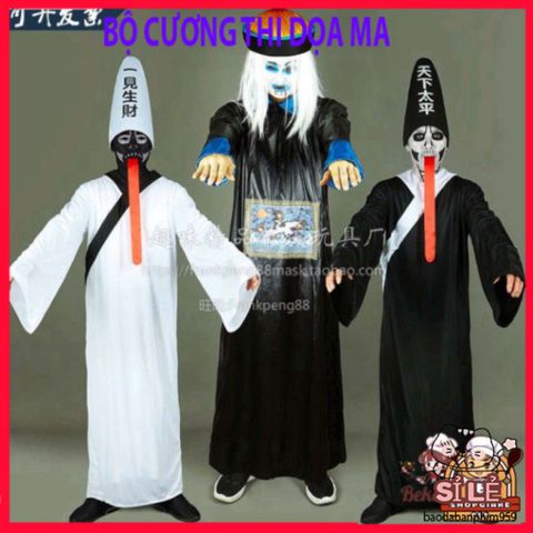 Bộ Trang Phục Xác Sống Halloween - Đồ Hóa Trang Độc Đáo Cho Nam, Thoải Mái Với Chất Liệu Cotton, Phù Hợp Mọi Kích Cỡ