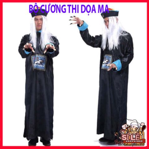 Bộ Trang Phục Xác Sống Halloween - Đồ Hóa Trang Độc Đáo Cho Nam, Thoải Mái Với Chất Liệu Cotton, Phù Hợp Mọi Kích Cỡ