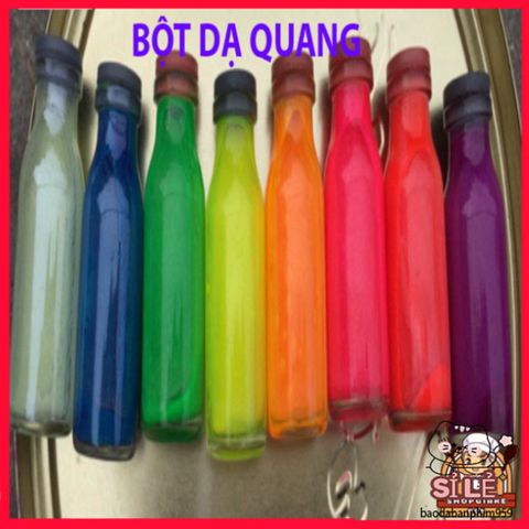 Bột Dạ Quang Phát Sáng Ban Đêm 10g Kèm Dầu Sáng Siêu Mạnh - Nghệ Thuật Chiếu Sáng Độc Đáo cho Tác Phẩm Sáng Tạo