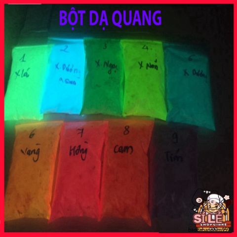 Bột Dạ Quang Phát Sáng Ban Đêm 10g Kèm Dầu Sáng Siêu Mạnh - Nghệ Thuật Chiếu Sáng Độc Đáo cho Tác Phẩm Sáng Tạo