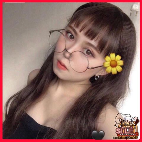 Gọng Kính Thời Trang Nobita Tròn Kim Khí - Kính Chụp Ảnh Tươi Sáng, Phong Cách Cổ Điển Hiện Đại, Nổi Bật và Độc Đáo