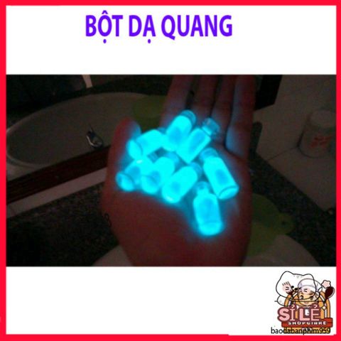 Bột Dạ Quang 50g Phát Sáng - Nguyên Liệu Handmade Tô Điểm Độc Đáo, Sáng Lung Linh Trong Bóng Tối