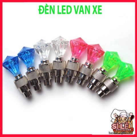 Nắp Đậy Van Xe Đạp Đèn LED Phát Sáng Tự Động - Trang Trí Xe Đạp Màu Sắc Nổi Bật, An Toàn Khi Di Chuyển