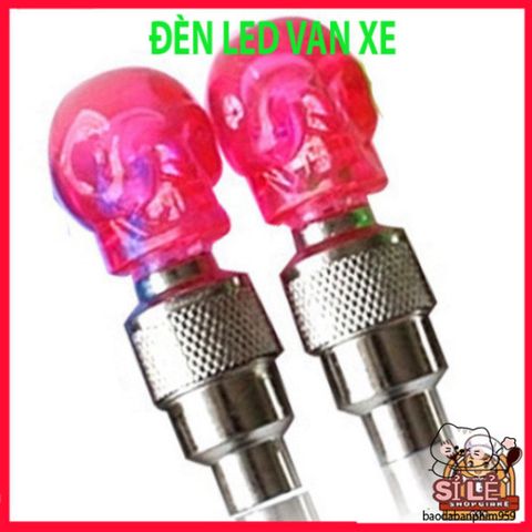 Nắp Đậy Van Xe Đạp Đèn LED Phát Sáng Tự Động - Trang Trí Xe Đạp Màu Sắc Nổi Bật, An Toàn Khi Di Chuyển
