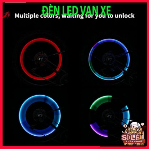 Đèn LED Xe Đạp Cảm Biến Chuyển Động - Phụ Kiện An Toàn Cho Xe Đạp Đường Bộ & Leo Núi, Ánh Sáng Sống Động, Tự Động Bật Tắt