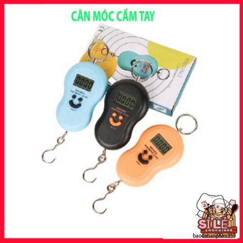 Cân Điện Tử Mini Móc Treo Hình Mặt Cười 40KG - Cân Chính Xác Với Màn Hình LCD, Tiện Dụng Cho Gia Đình, Dùng Pin AAA