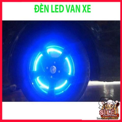 Đèn LED Gắn Van Cho Xe Đạp & Xe Máy - Phụ Kiện Sáng Tạo Tăng Cường An Toàn, Nhiều Màu Sắc Ấn Tượng cho Mọi Chuyến Đi