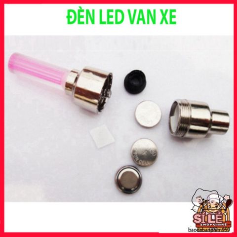Đèn LED Gắn Van Cho Xe Đạp & Xe Máy - Phụ Kiện Sáng Tạo Tăng Cường An Toàn, Nhiều Màu Sắc Ấn Tượng cho Mọi Chuyến Đi