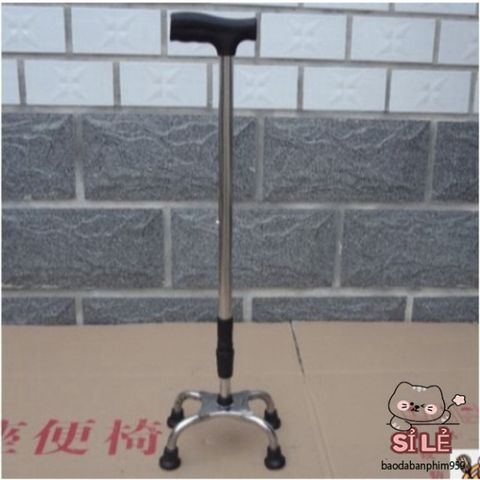 Gậy Chống 3-4 Chân B-933 Cho Người Già, Thiết Kế Vững Chãi và Điều Chỉnh Chiều Cao - Hỗ Trợ Đi Lại An Toàn, Thoải Mái