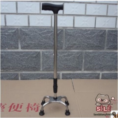 Gậy Chống 3-4 Chân B-933 Cho Người Già, Thiết Kế Vững Chãi và Điều Chỉnh Chiều Cao - Hỗ Trợ Đi Lại An Toàn, Thoải Mái