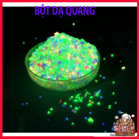 Bột Dạ Quang 10g - Hoàn Hảo Cho Tiểu Cảnh, Terrarium & DIY Phát Sáng Trong Bóng Tối, Tạo Không Gian Huyền Ảo