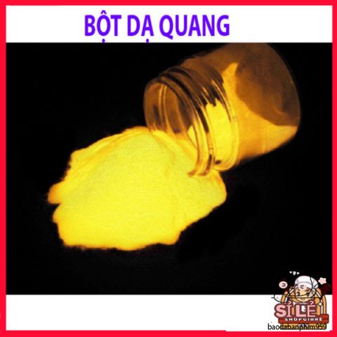 Bột Dạ Quang 40g Màu Vàng Kim - Hiệu Ứng Ánh Sáng Lung Linh Từ Trường Thịnh Sài Gòn - Sáng Tạo Nghệ Thuật ấn Tượng