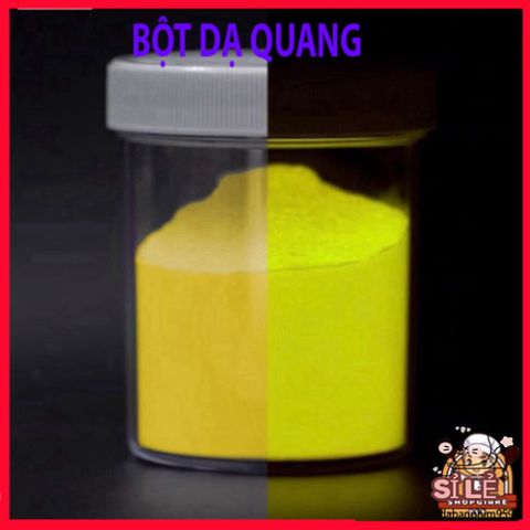 Bột Dạ Quang 40g Màu Vàng Kim - Hiệu Ứng Ánh Sáng Lung Linh Từ Trường Thịnh Sài Gòn - Sáng Tạo Nghệ Thuật ấn Tượng