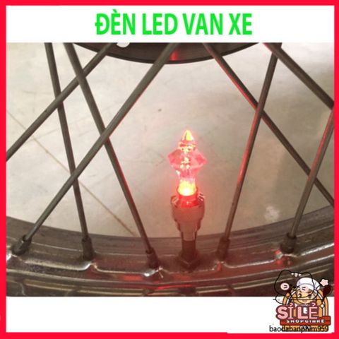 Đèn Van Xe Phát Sáng 7 Màu LED - Phụ Kiện Gắn Bánh Xe Đạp, Xe Máy, Ô Tô An Toàn và Nổi Bật Khi Di Chuyển Đêm