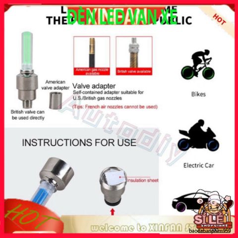 Van LED Gắn Đèn Trang Trí Bánh Xe Ô Tô Xinfan - Đèn Phát Sáng Độc Đáo Cho Xe Hơi, An Toàn và Thời Trang