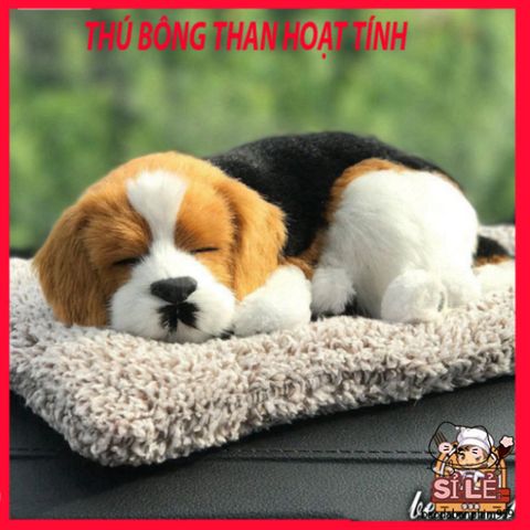 Mèo Trắng Bông Mềm Lõi Than Hoạt Tính - Khử Mùi, Lọc Không Khí Ô Tô & Thú Cưng - An Toàn, Dễ Thương Cho Xe Hơi