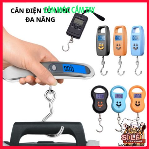 Cân Đi Phượt Cầm Tay 50kg - Cân Điện Tử Mini Tiện Lợi Cho Du Lịch và Mua Sắm, Màn Hình LCD Dễ Đọc, Bền Bỉ và Nhẹ Nhàng