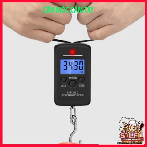 Cân Đi Phượt Cầm Tay 50kg - Cân Điện Tử Mini Tiện Lợi Cho Du Lịch và Mua Sắm, Màn Hình LCD Dễ Đọc, Bền Bỉ và Nhẹ Nhàng