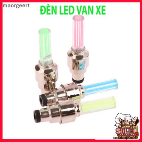 Đèn LED Gắn Van Xe Đạp Phát Sáng - Phụ Kiện Thể Thao An Toàn Ban Đêm - Trang Trí Độc Đáo cho Xe Đạp