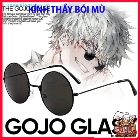 Kính Mát Gọng Tròn Đen Retro Chống UV - Phong Cách Anime Nobita Cho Nam Nữ, Phụ Kiện Thời Trang Thể Hiện Cá Tính