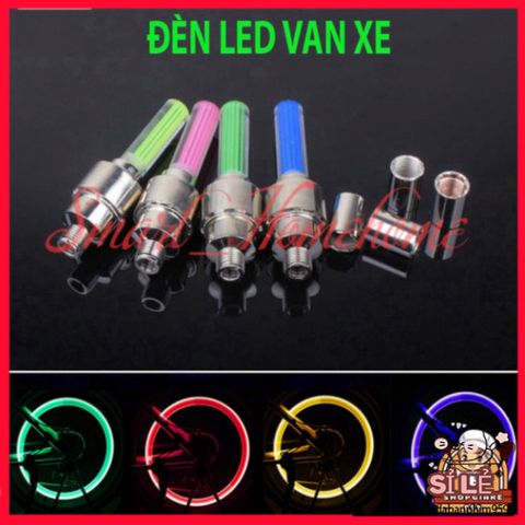 Đèn LED Gắn Van Xe Đạp, Xe Máy Đổi Màu Model VAN9 - Phát Sáng Nắp Van Xe Đầy Màu Sắc, Thích Hợp Tất Cả Các Loại Van