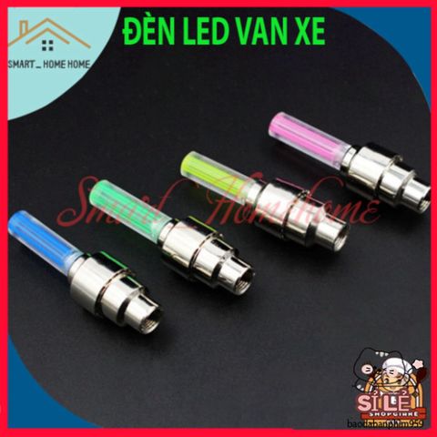 Đèn LED Gắn Van Xe Đạp, Xe Máy Đổi Màu Model VAN9 - Phát Sáng Nắp Van Xe Đầy Màu Sắc, Thích Hợp Tất Cả Các Loại Van