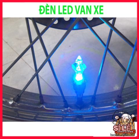 Đèn LED Gắn Van Xe Nháy 7 Màu - Phụ Kiện Phát Sáng Độc Đáo Cho Xe Đạp, Xe Máy, Ô Tô - Tăng Cường An Toàn Và Phong Cách
