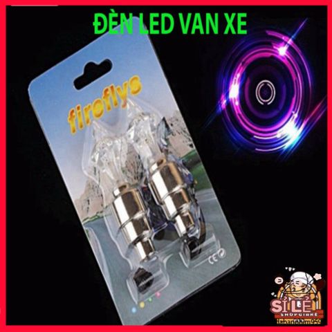 Đèn LED Gắn Van Xe Nháy 7 Màu - Phụ Kiện Phát Sáng Độc Đáo Cho Xe Đạp, Xe Máy, Ô Tô - Tăng Cường An Toàn Và Phong Cách