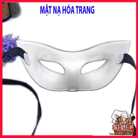 Mặt Nạ Halloween Nửa Mặt Độc Đáo - Phụ Kiện Hóa Trang Cho Tiệc, Cosplay - Sáng Tạo Thú Vị Cho Dịp Lễ Hội