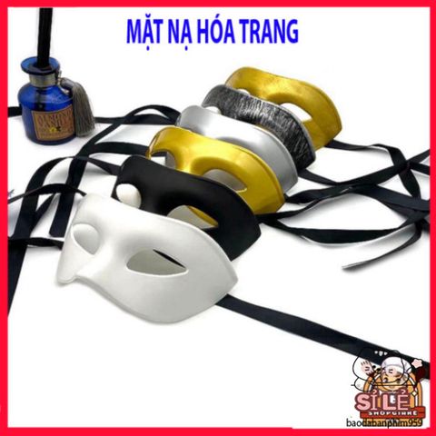 Mặt Nạ Halloween Nửa Mặt Độc Đáo - Phụ Kiện Hóa Trang Cho Tiệc, Cosplay - Sáng Tạo Thú Vị Cho Dịp Lễ Hội