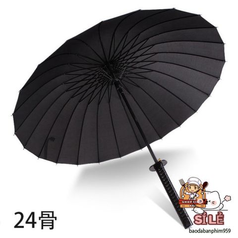 Ô Dù Che Mưa Katana Hình Kiếm Nhật Bản - Chắc Chắn, Thời Trang, Đen Mờ, Phù Hợp Mọi Phong Cách - Hãng Sanami