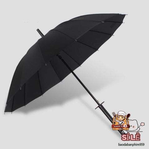 Ô Dù Che Mưa Katana Hình Kiếm Nhật Bản - Chắc Chắn, Thời Trang, Đen Mờ, Phù Hợp Mọi Phong Cách - Hãng Sanami