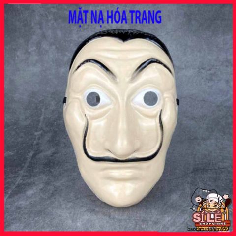 Mặt Nạ Halloween Queen Salvador Dali - Phụ Kiện Hóa Trang Money Heist Độc Đáo, Thân Thiện Môi Trường Cho Tất Cả Các Dịp