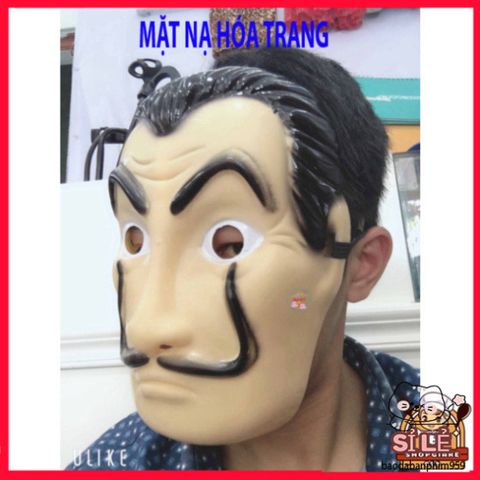 Mặt Nạ Halloween Queen Salvador Dali - Phụ Kiện Hóa Trang Money Heist Độc Đáo, Thân Thiện Môi Trường Cho Tất Cả Các Dịp