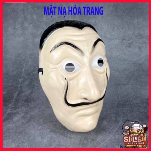Mặt Nạ Halloween Queen Salvador Dali - Phụ Kiện Hóa Trang Money Heist Độc Đáo, Thân Thiện Môi Trường Cho Tất Cả Các Dịp
