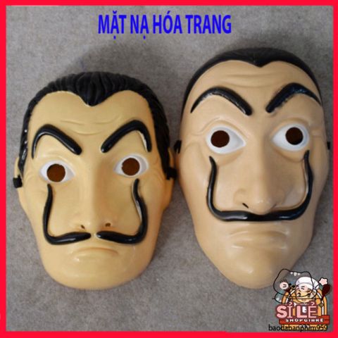 Mặt Nạ Halloween Queen Salvador Dali - Phụ Kiện Hóa Trang Money Heist Độc Đáo, Thân Thiện Môi Trường Cho Tất Cả Các Dịp