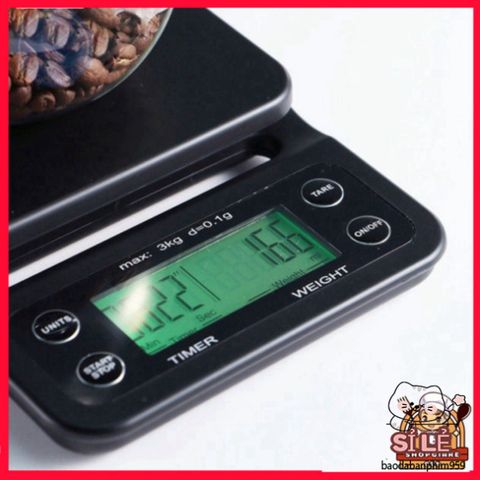 Cân Tiểu Ly Điện Tử Mini Chính Xác - Thiết Kế Hiện Đại, Màn Hình LCD, Đo Lường Nguyên Liệu Nấu Ăn Đến 5kg