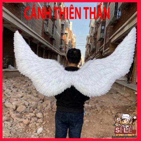 Cánh Thiên Thần Cosplay Người Lớn - Phụ Kiện Halloween Đẹp Mắt, Chụp Ảnh và Biểu Diễn Ấn Tượng, Phong Cách Năng Động và Trẻ Trung