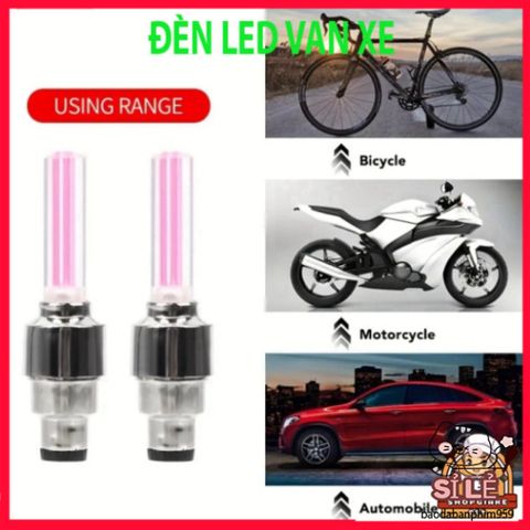 Đèn LED Kích Hoạt Chuyển Động Chống Thấm Cho Xe Đạp, Xe Máy, Ô Tô - Bộ 10 Đèn Trang Trí Bánh Xe An Toàn Ban Đêm