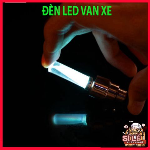 Đèn LED 7 Màu Nắp Van Tỏa Sáng cho Lốp Xe Đạp và Ô Tô - Phụ Kiện Trang Trí An Toàn Cho Xe Đạp và Ô Tô Khi Di Chuyển Ban Đêm