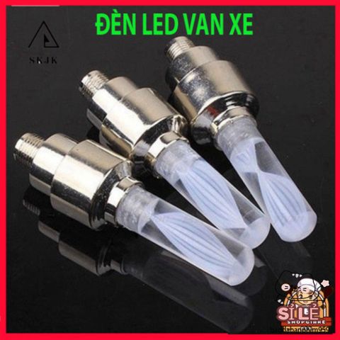 Đèn LED 7 Màu Nắp Van Tỏa Sáng cho Lốp Xe Đạp và Ô Tô - Phụ Kiện Trang Trí An Toàn Cho Xe Đạp và Ô Tô Khi Di Chuyển Ban Đêm