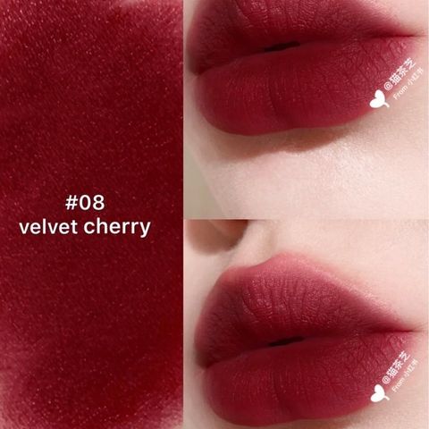 Son Lì Tom Ford TF Limited Edition 08 Velvet Cherry - Màu Đỏ Cherry Sang Trọng, Lì Mịn, Độ Bám Màu Cao, Phù Hợp Mọi Dịp