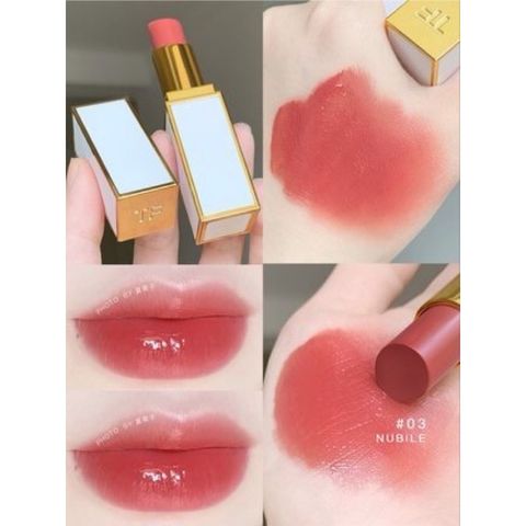 Son Tom Ford Mini 09 Jackie Soft-Shine Màu Hồng Cam Đào Chính Hãng - Chất Son Mịn, Dễ Tán, Dưỡng Ẩm Cho Môi