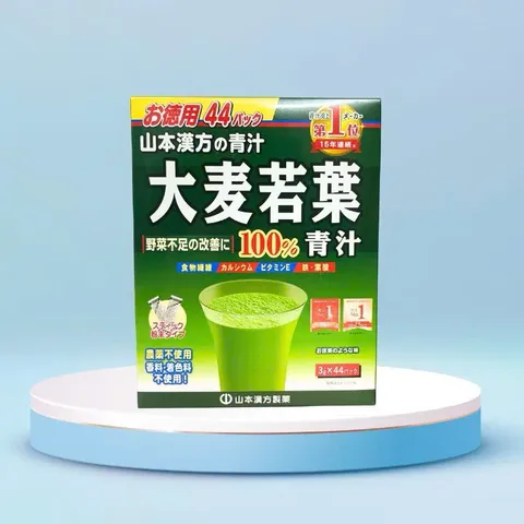 Bột Lúa Mạch Kanpo Yamamoto 44 gói - Thức Uống Bổ Sung Dinh Dưỡng, Tăng Cường Sức Khỏe và Hệ Tiêu Hoá từ Nhật Bản