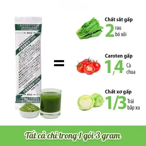 Bột Lúa Mạch Kanpo Yamamoto 44 gói - Thức Uống Bổ Sung Dinh Dưỡng, Tăng Cường Sức Khỏe và Hệ Tiêu Hoá từ Nhật Bản